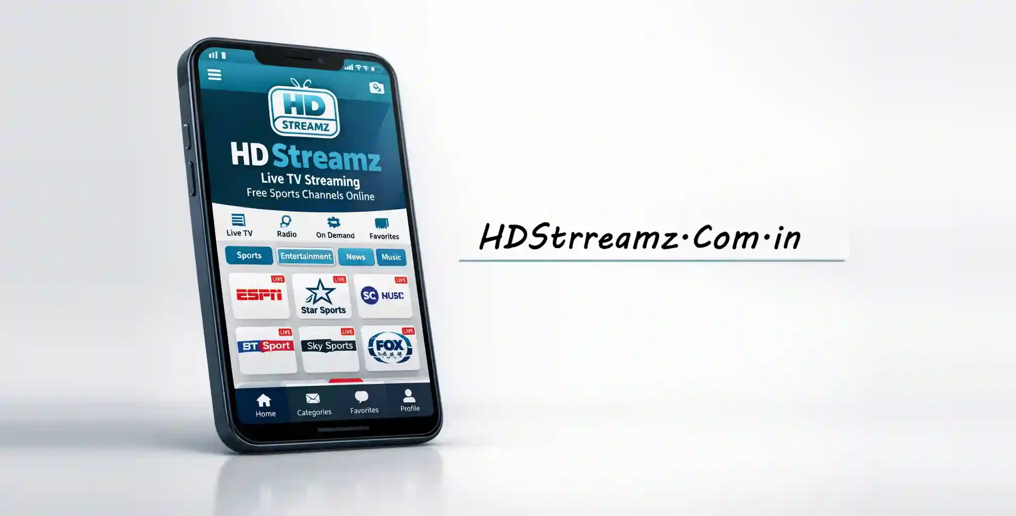 HD Streamz Live TV Streaming | Free Sports Channels Online